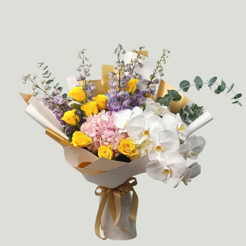 MIX YELLOW FLOWER BOUQUET