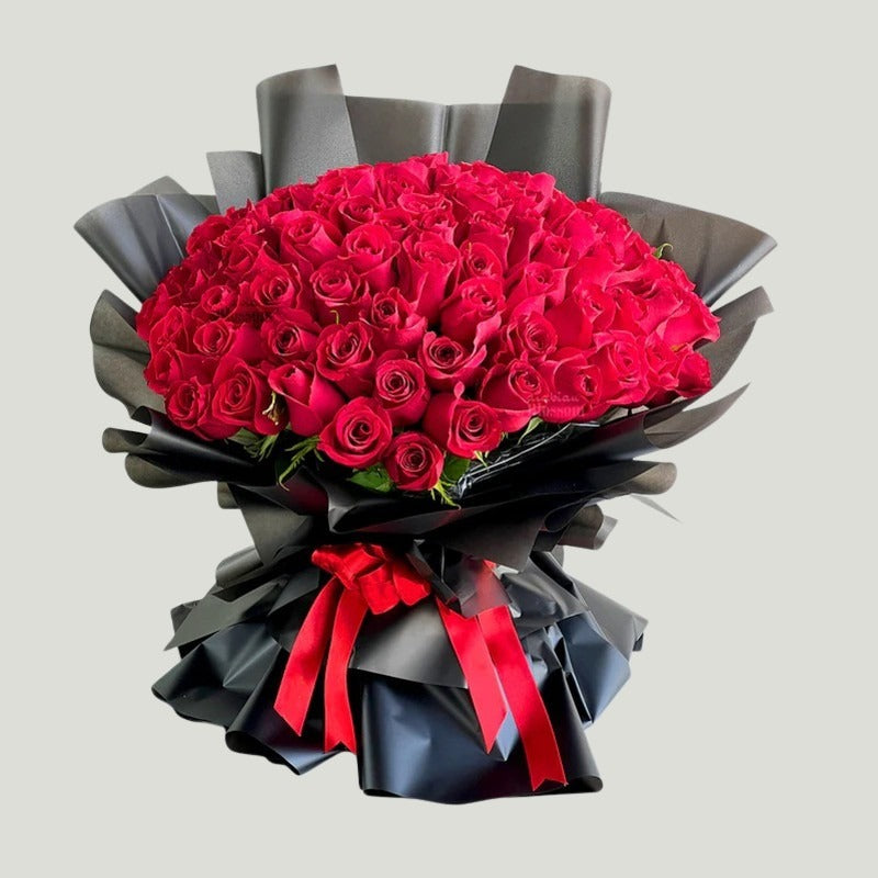 RED LOVE 101 ROSES