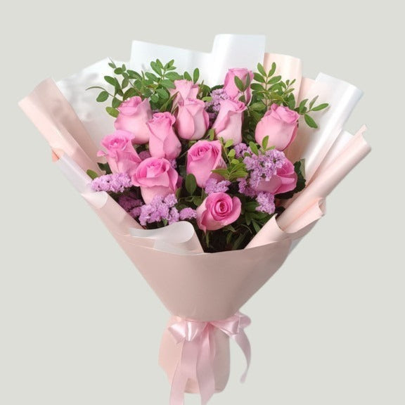 PINK ROSES BOUQUET