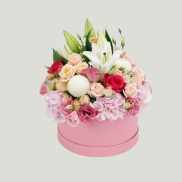 MIX PINK FLOWERS BOX