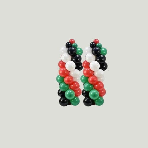 UAE FLAG COLOR BALLOONS STAND