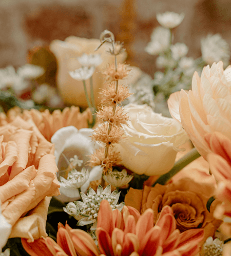 Artistic floral arrangement