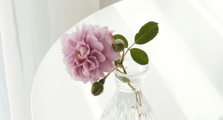 Elegant arrangement of fresh flowers