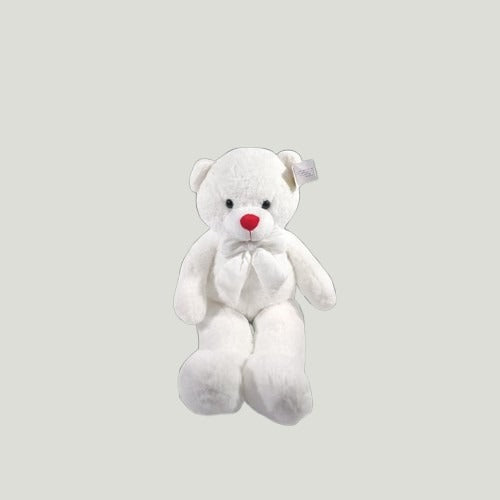 BIG WHITE TEDDY 45CM