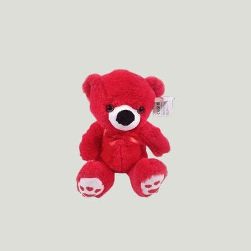 RED TEDDY 25CM