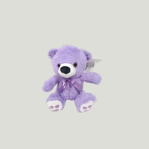 PURPLE TEDDY 25CM