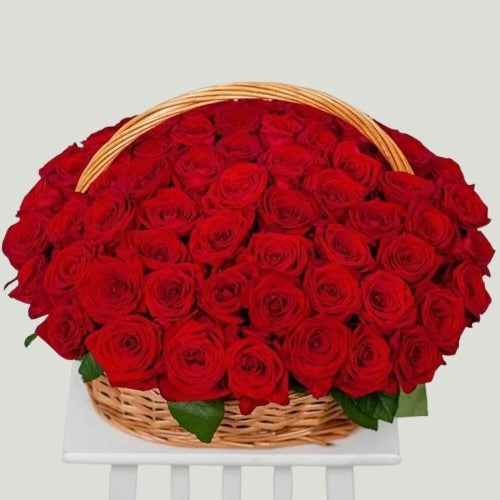 RED LOVE IN A BASKET