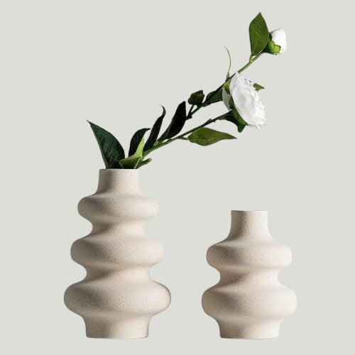 NORDIC SPIRAL SHAPE VASE