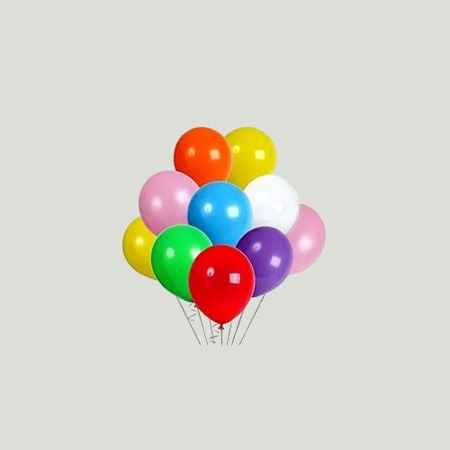 COLOURFUL HELIUM BALLOONS