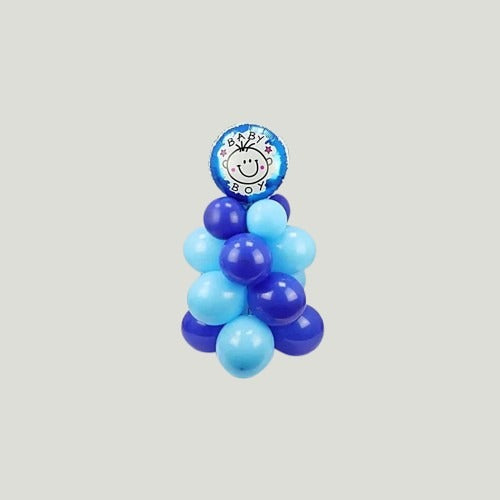 BABY BOY BALLOON PILLAR