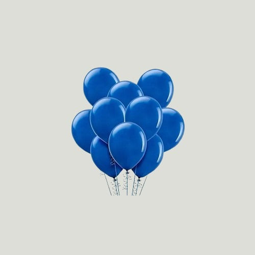 BLUE HELIUM BALLOONS