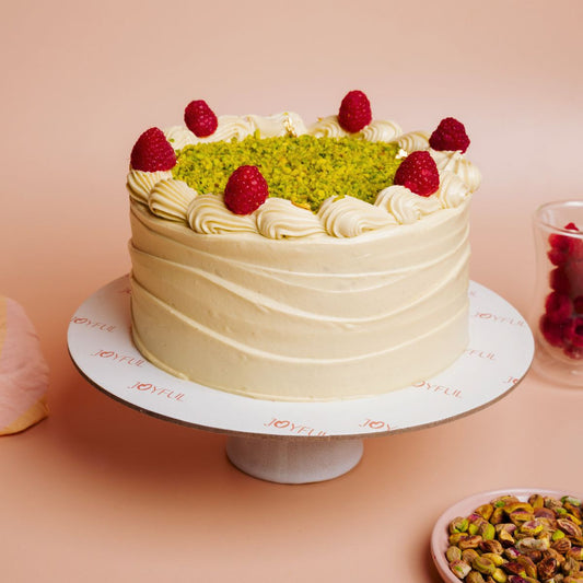 Pistachio Raspberry Cake