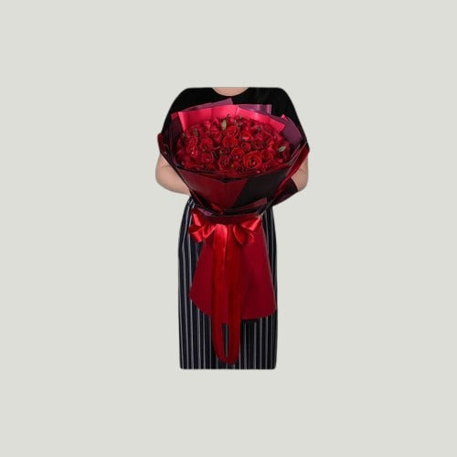 51 LUXUEY RED ROSES BOUQUET