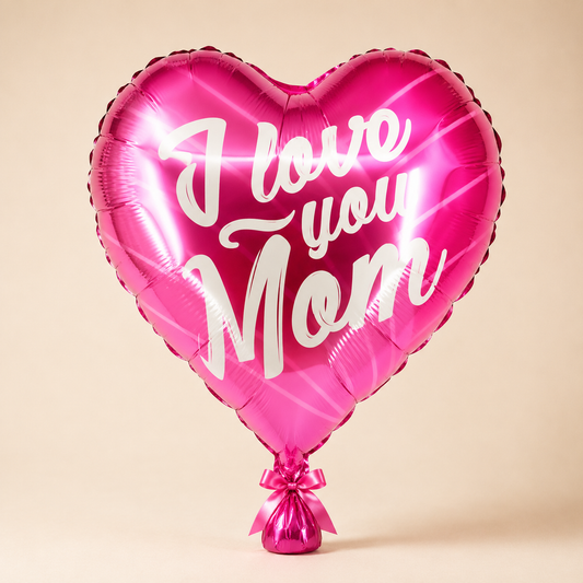 I LOVE YOU MOM BALLOON