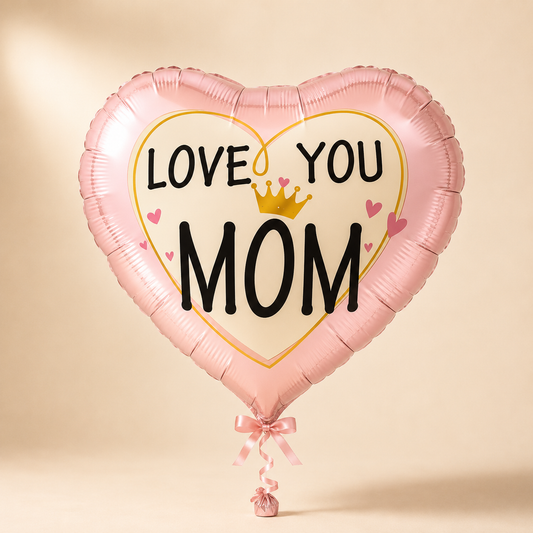 LOVE YOU MOM BALLOON