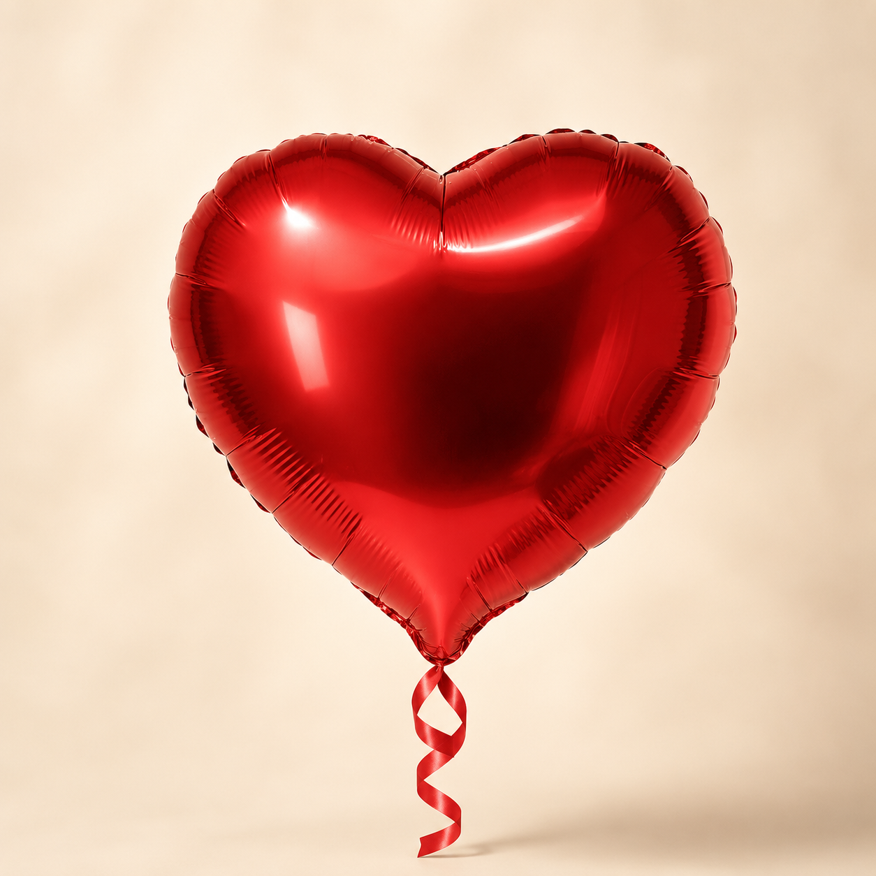 RED ALUMINUM FOIL HEART