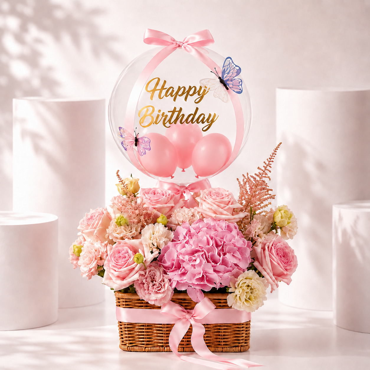 Custom Birthday Name Basket