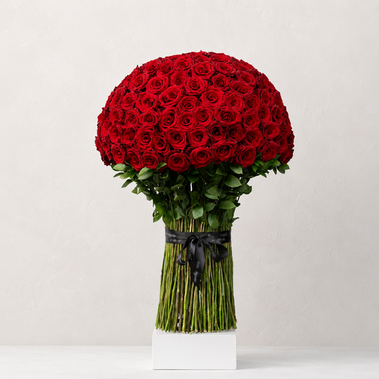 LUXURY RED ROSES BOUQUET