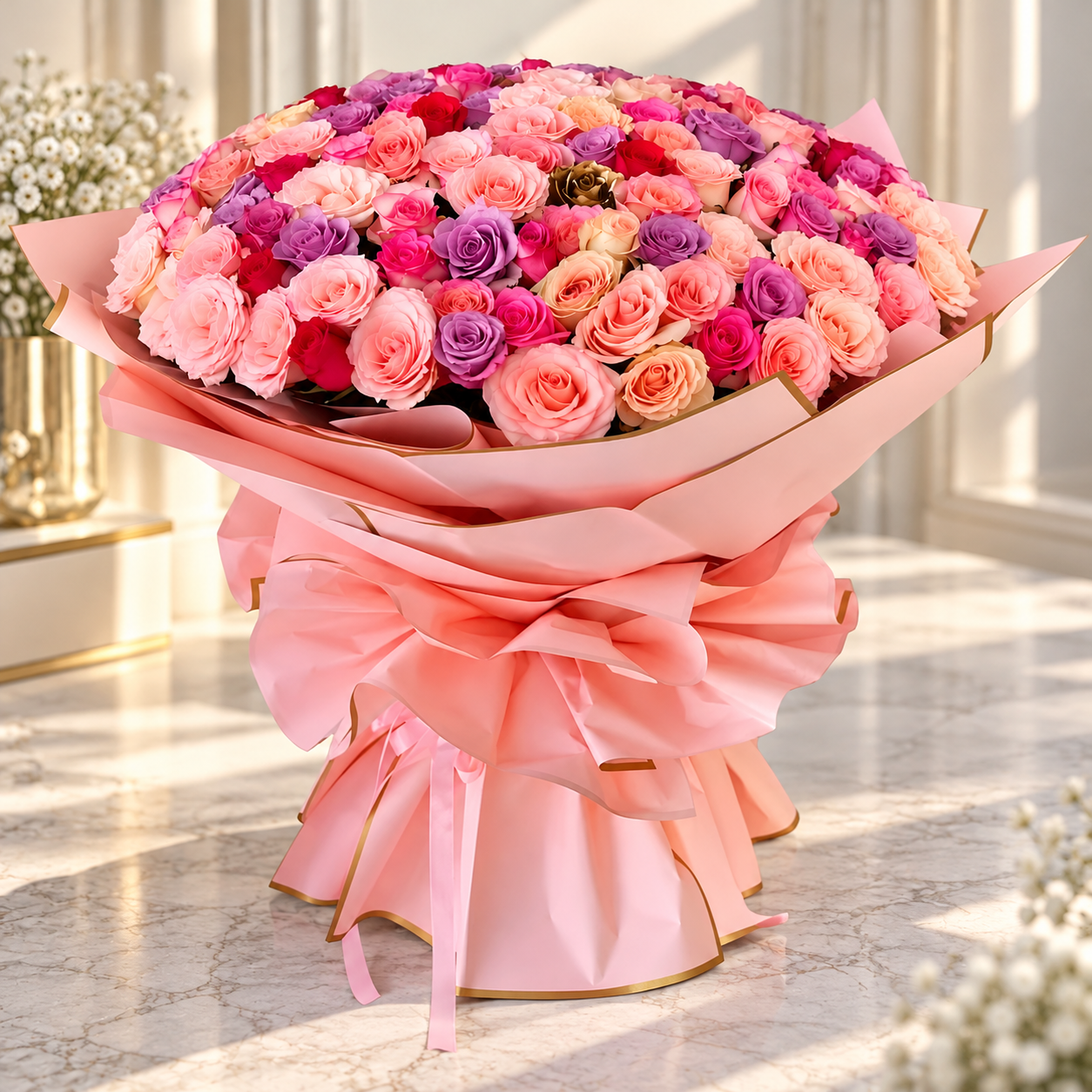 249 Mix Roses Bouquet