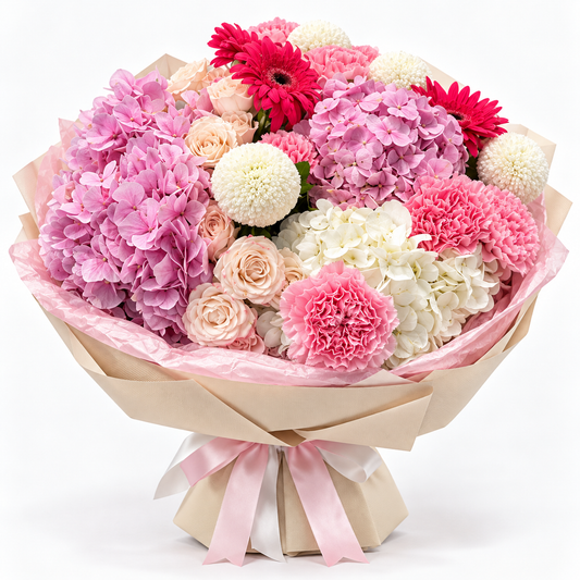 Luxury Pink And White Bouquet