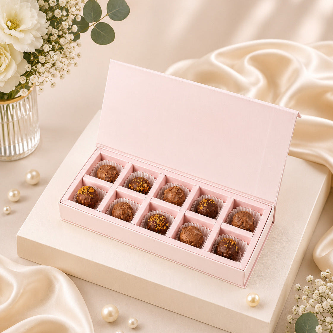 10 Assorted Milk Chocolate Truffles