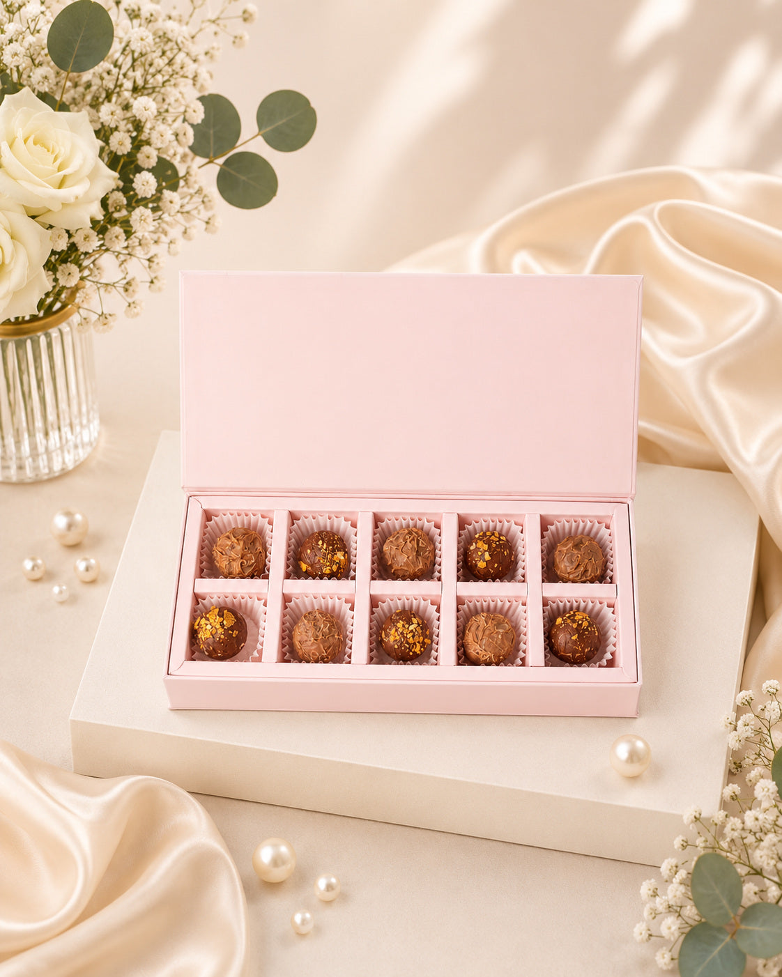 10 Assorted Milk Chocolate Truffles