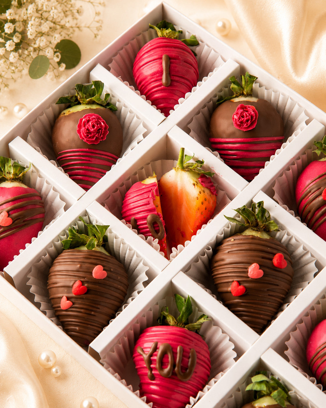 12 pieces Strawberries