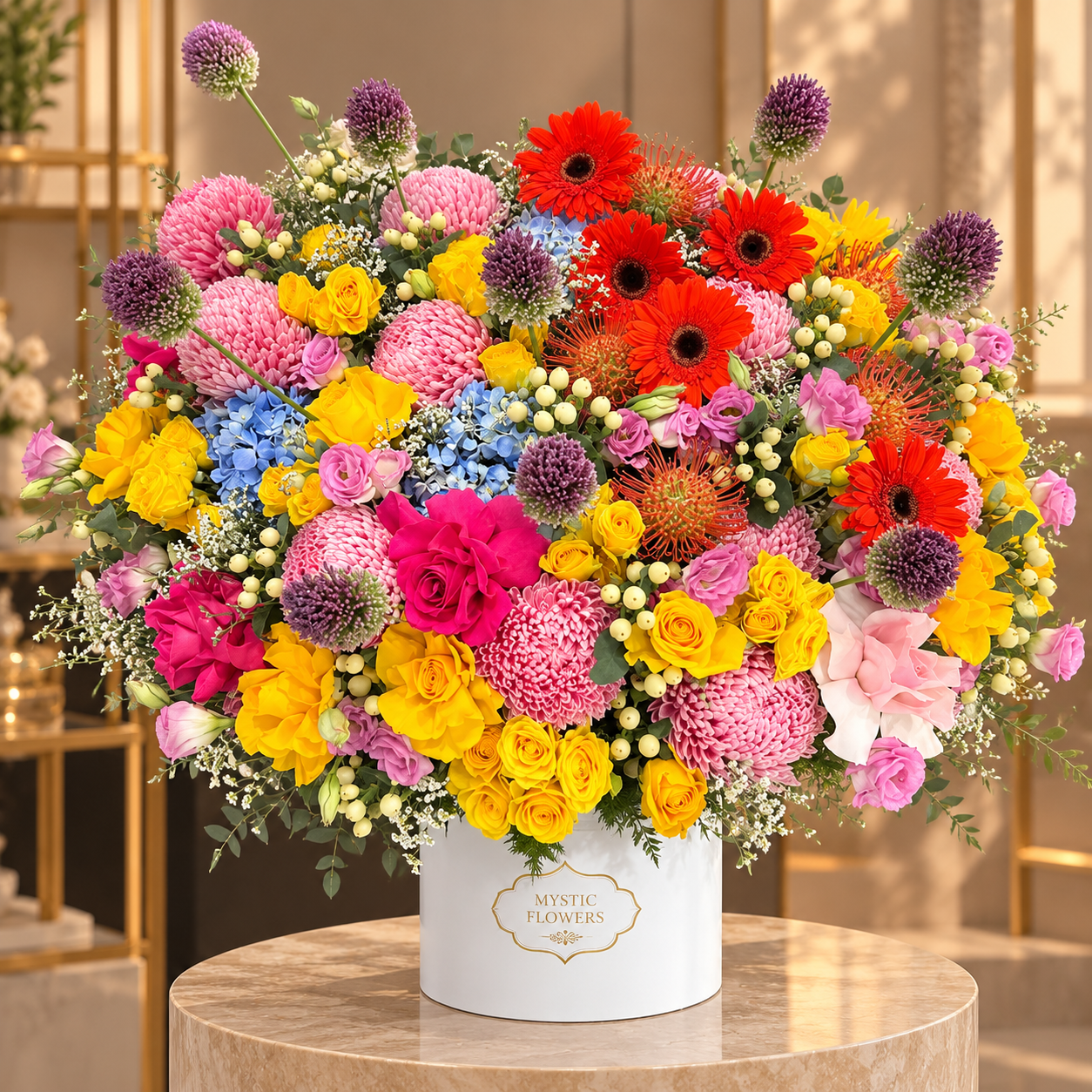 Premium Mix Flowers Box
