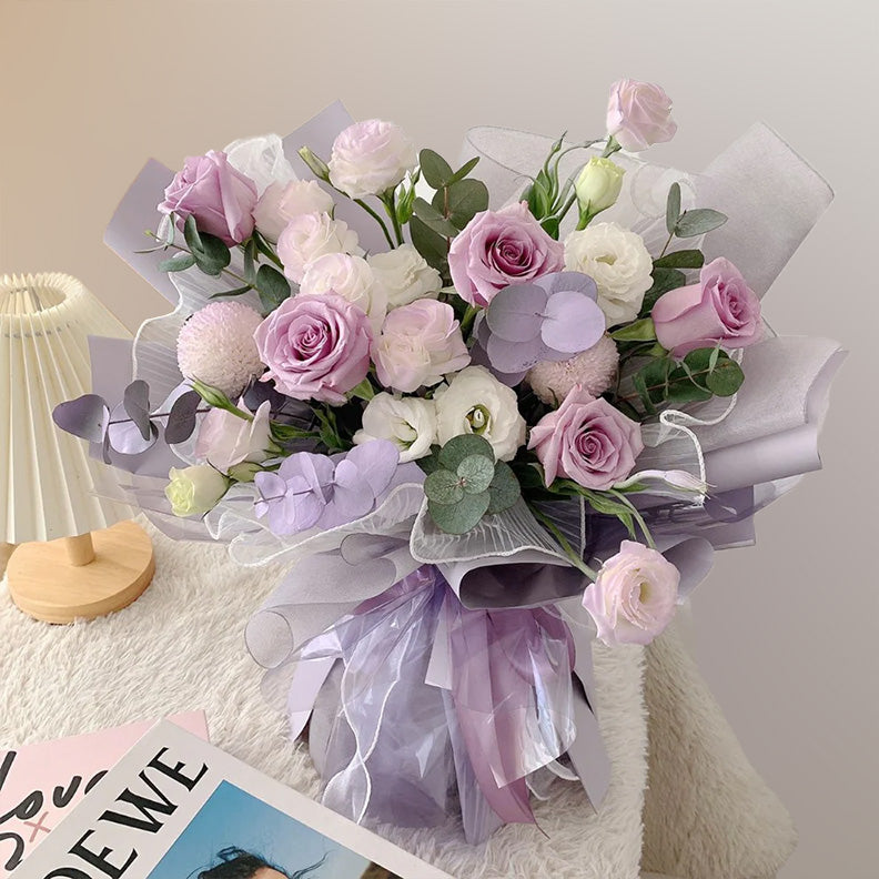 PURPLE PINK MIX BOUQUET