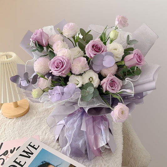 PURPLE PINK MIX BOUQUET