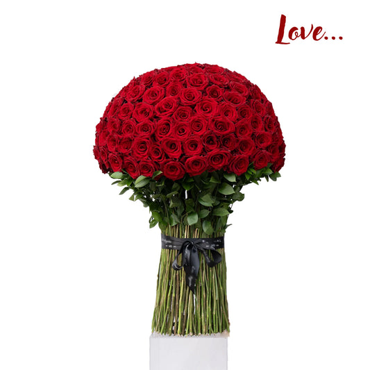 LUXURY RED ROSES BOUQUET