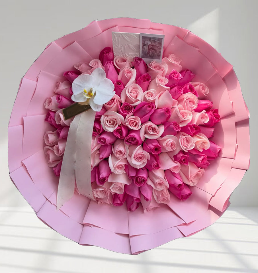 PINK ROSES BOUQUET
