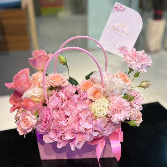 MIX ROSES PINK BAG