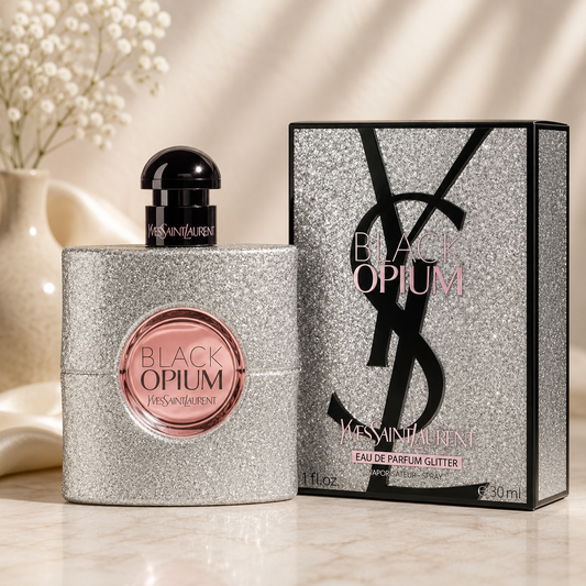 YVES SAINT LAURENT BLACK OPIUM (W) EDP GLITTER 90ML
