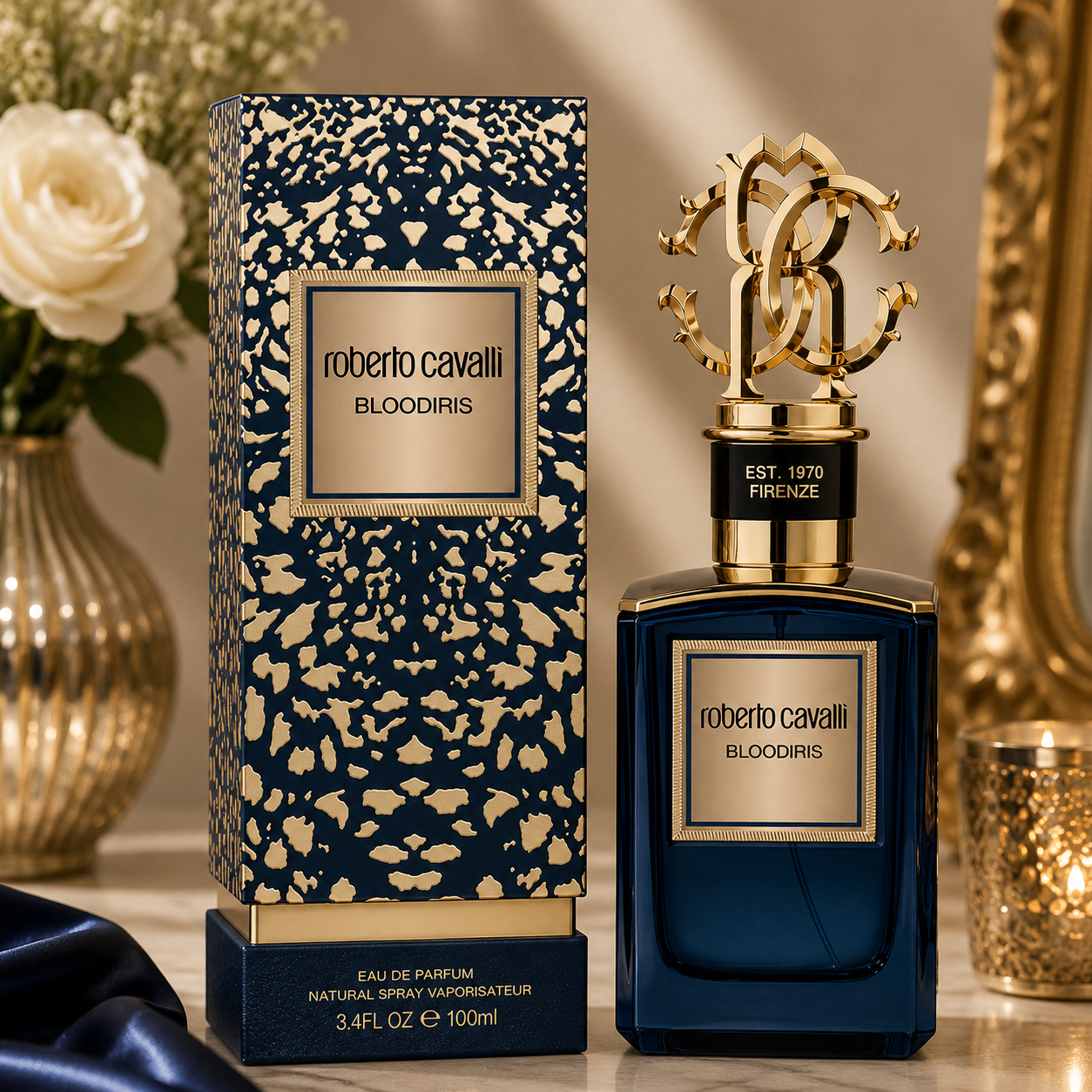 BLOODIRIS GOLD COLLECTION BY ROBERTO CAVALI (U) EDP 100ML