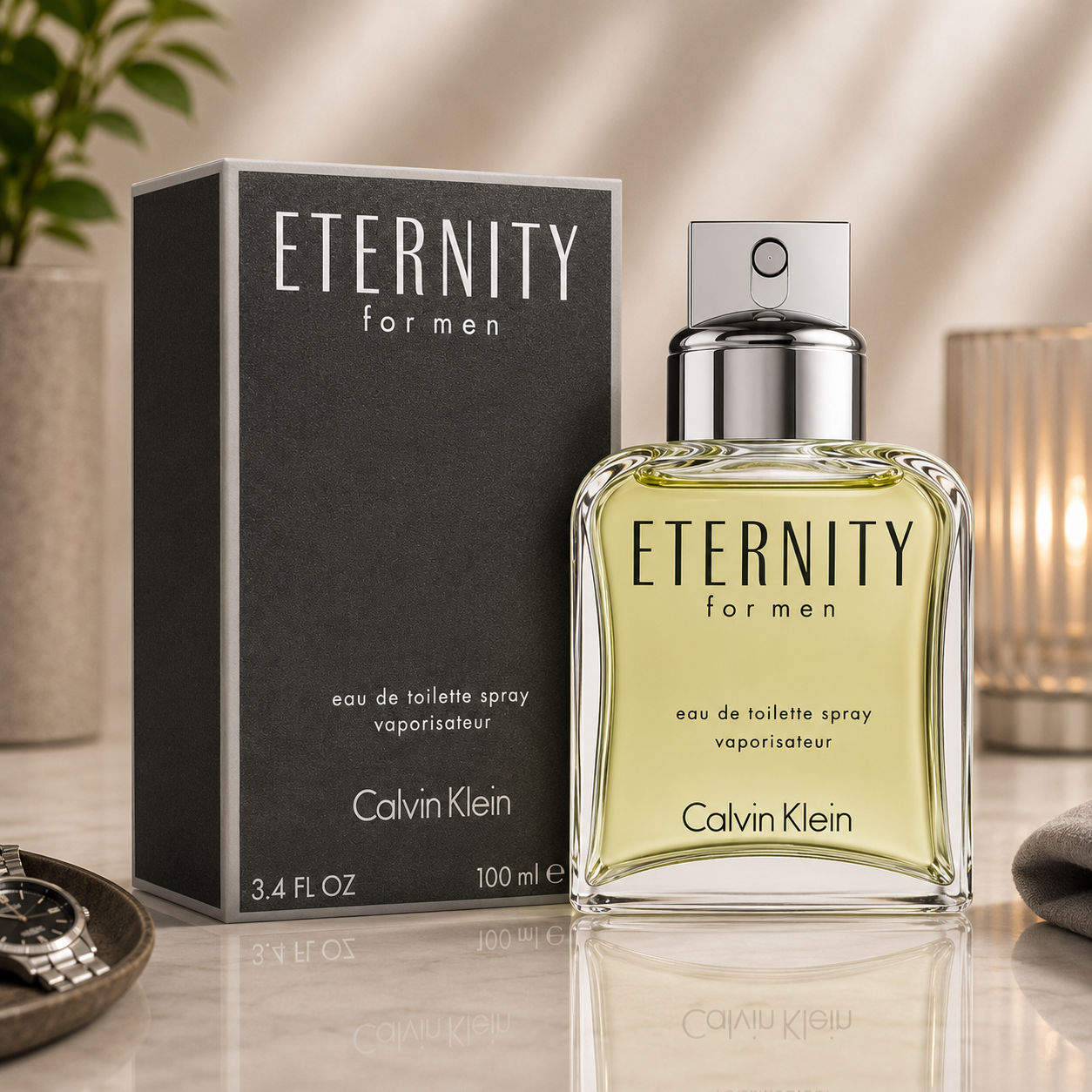 CALVIN KLEIN ETERNITY (M) EDT 100ML