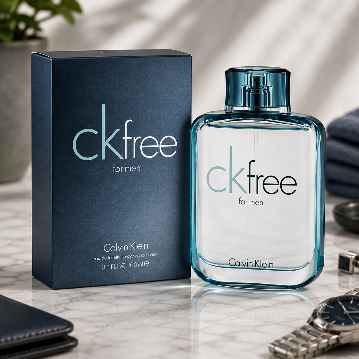 CALVIN KLEIN CK FREE (M) EDT 100ML