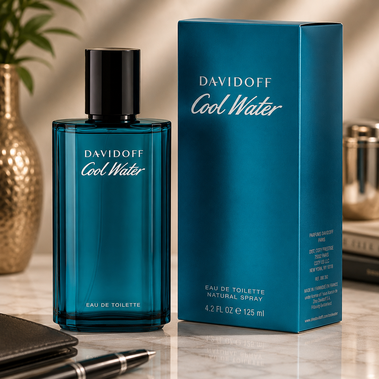 DAVIDOFF COOL WATER (M) EDT 125ML