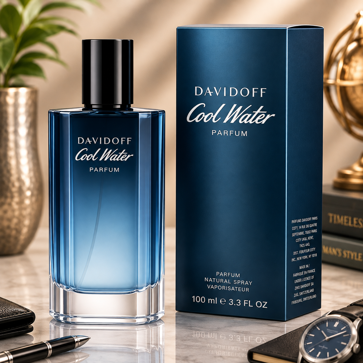 DAVIDOFF COOL WATER (M) PARFUM 100ML