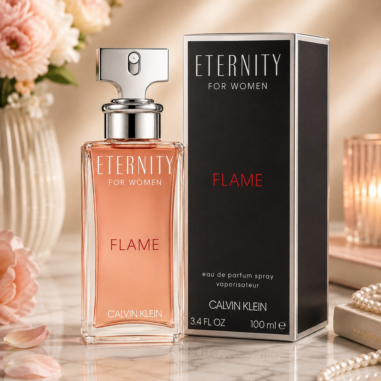 CALVIN KLEIN ETERNITY FLAME (W) EDP 100ML