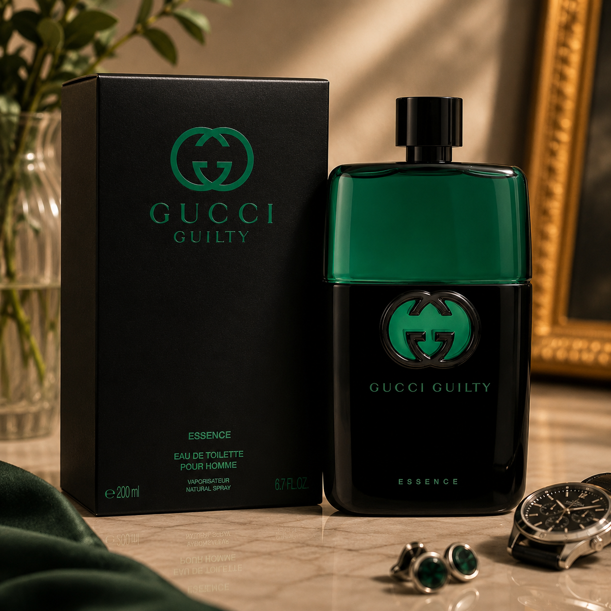 GUCCI GUILTY ESSENCE (M) EDT 200ML