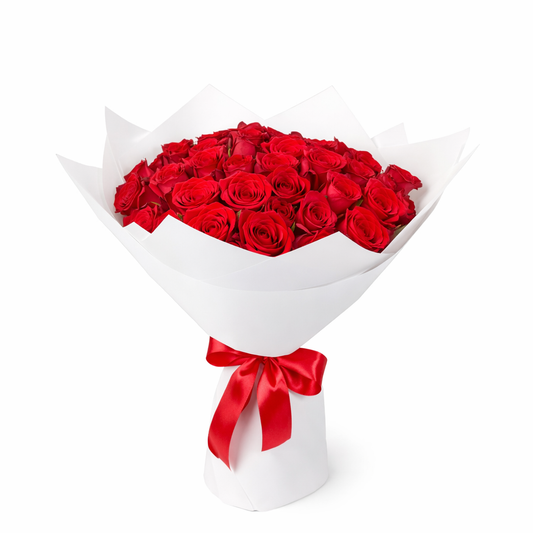 LUXURY RED ROSES BOUQUET