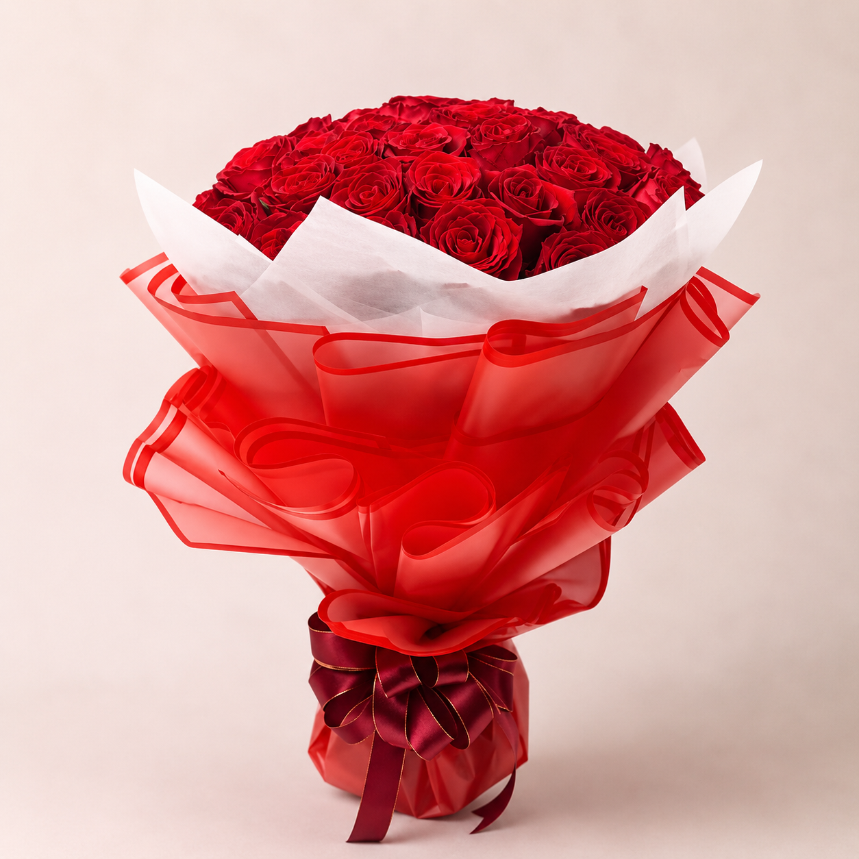 LUXURY RED ROSE BOUQUET