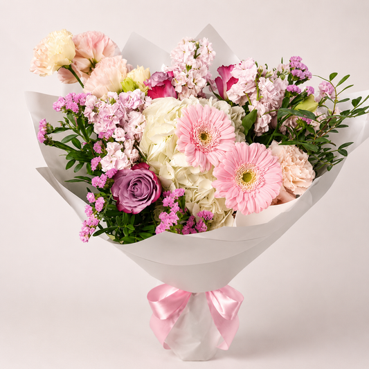 MIX PINK FLOWER BOUQUET
