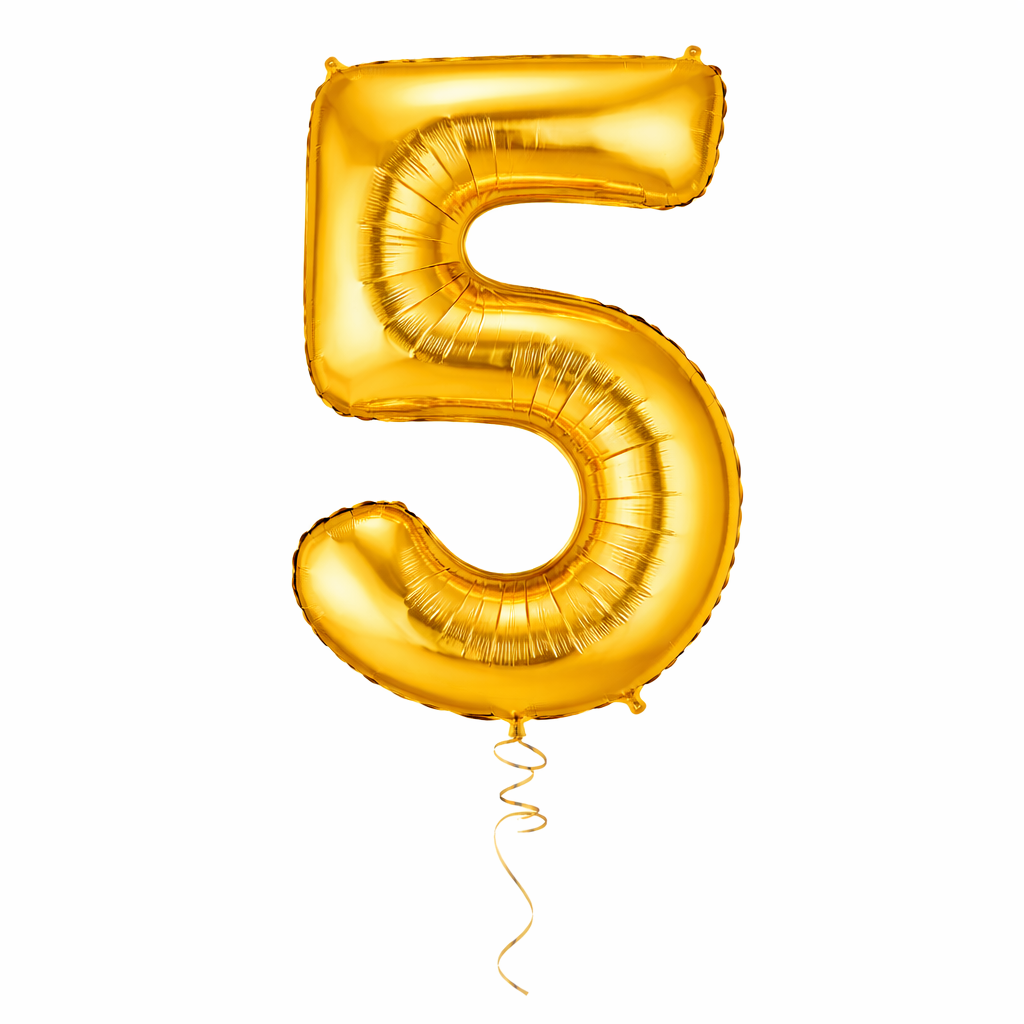 Number 5 Gold