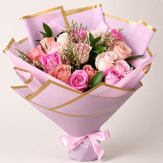 PINKY ROSE BOUQUET