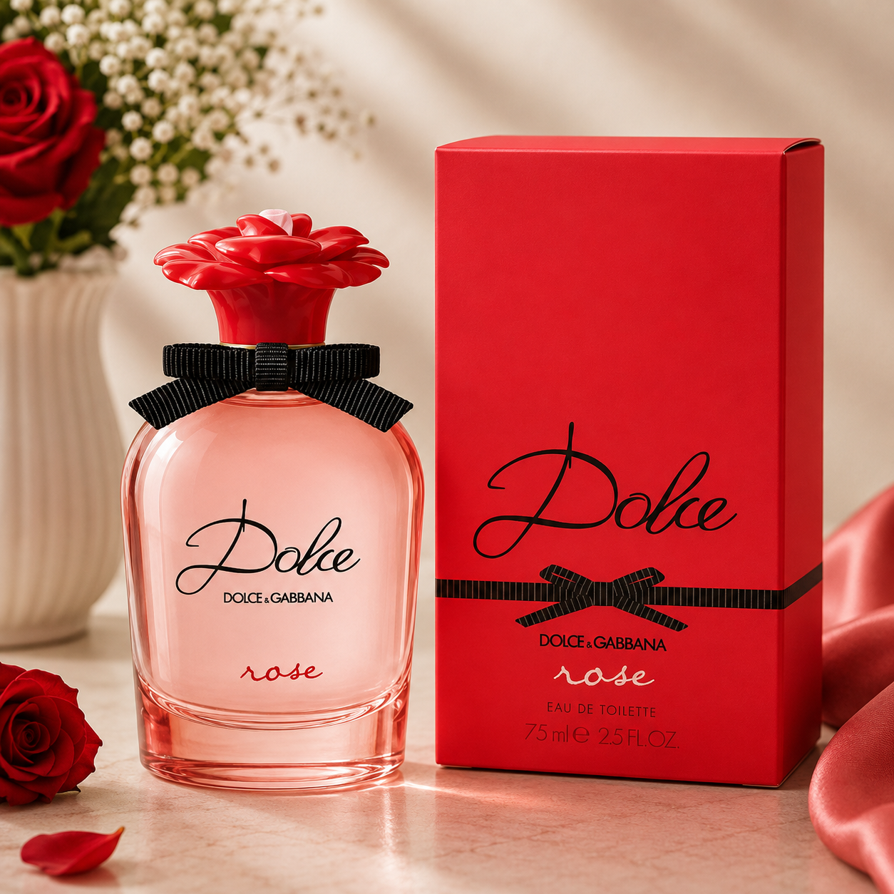DOLCE & GABBANA DOLCE ROSE (W) EDT 75ML