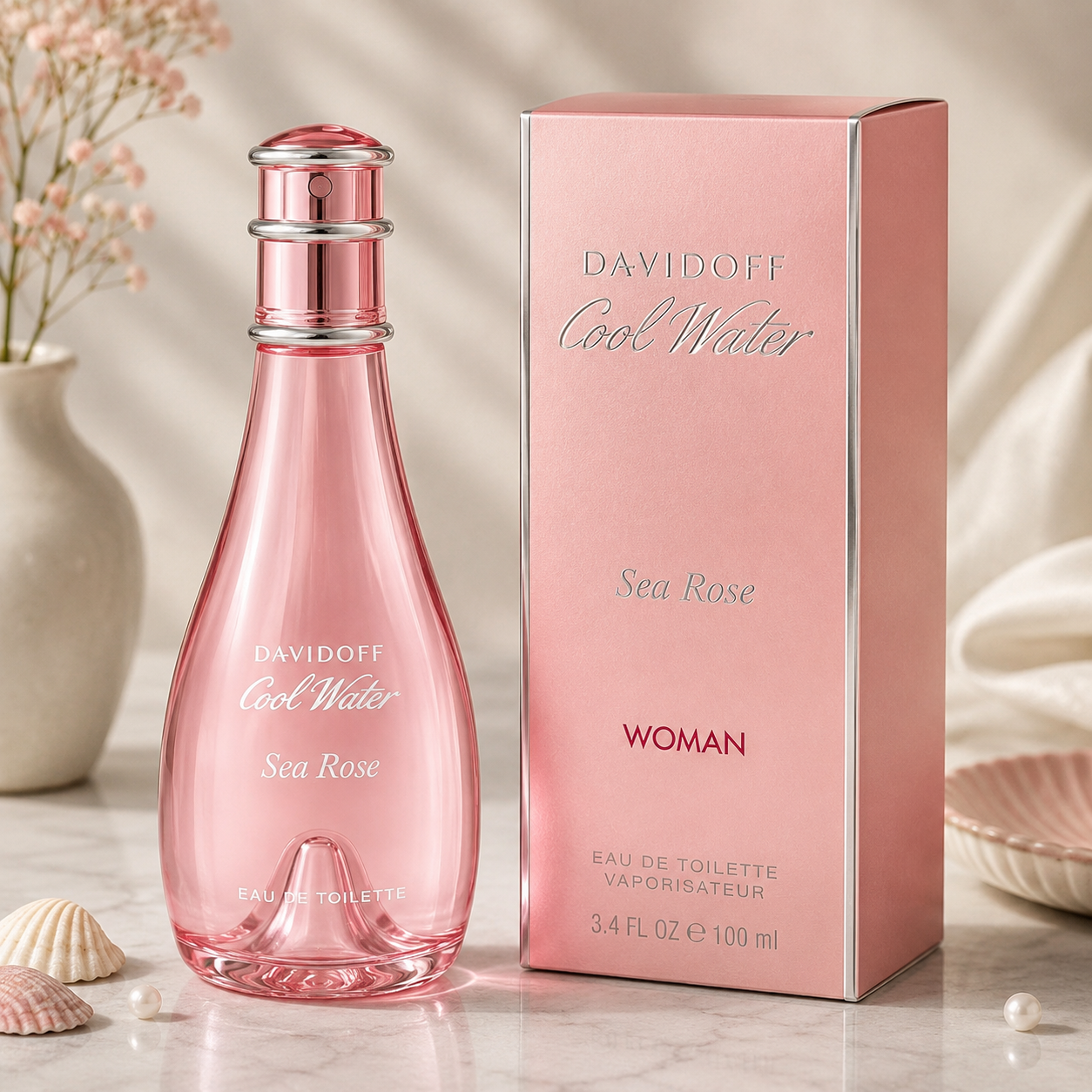 DAVIDOFF COOL WATER WOMAN SEA ROSE (W) EDT 100ML