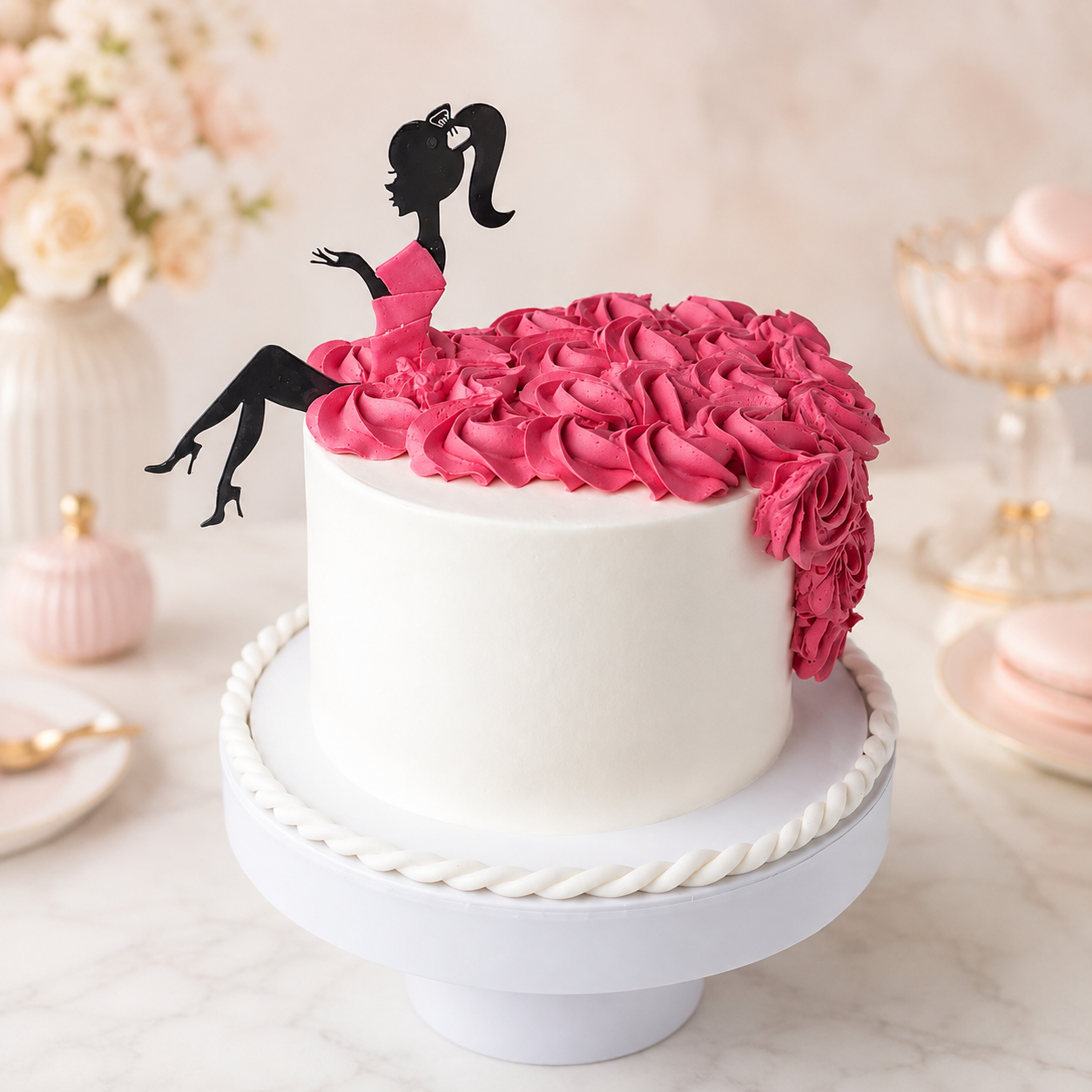 The Pink Trail Cake