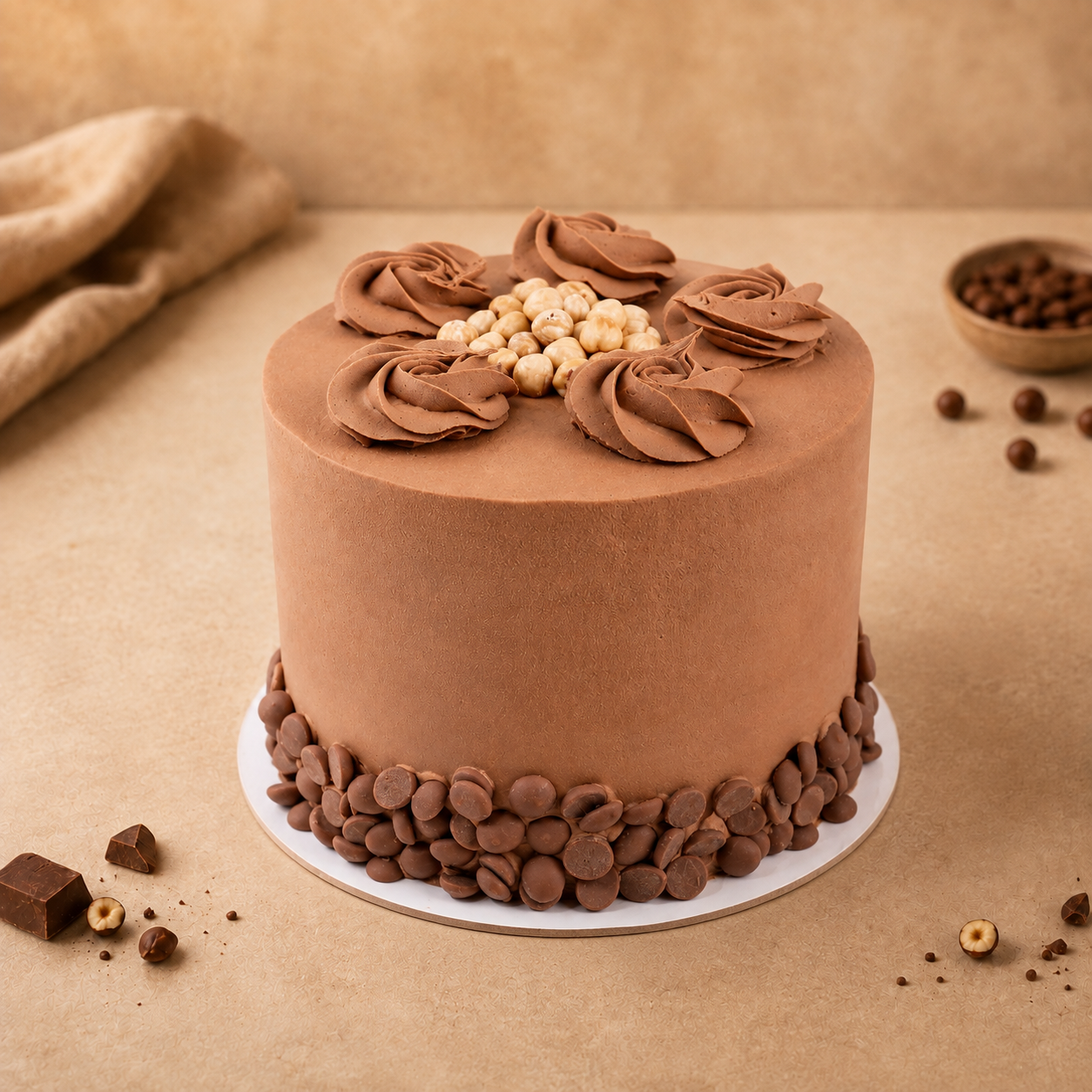 1kg Luxury Truffle Cake with Cocoa Cream Frosting
